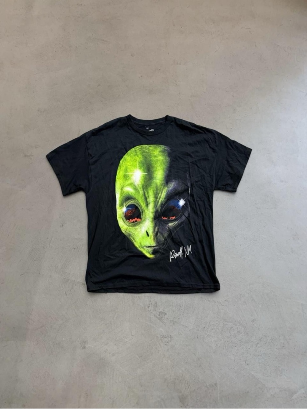 Strange Daze Flying Oddities Alien Tee